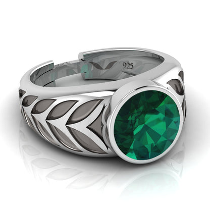 Nuri Round Ring Green