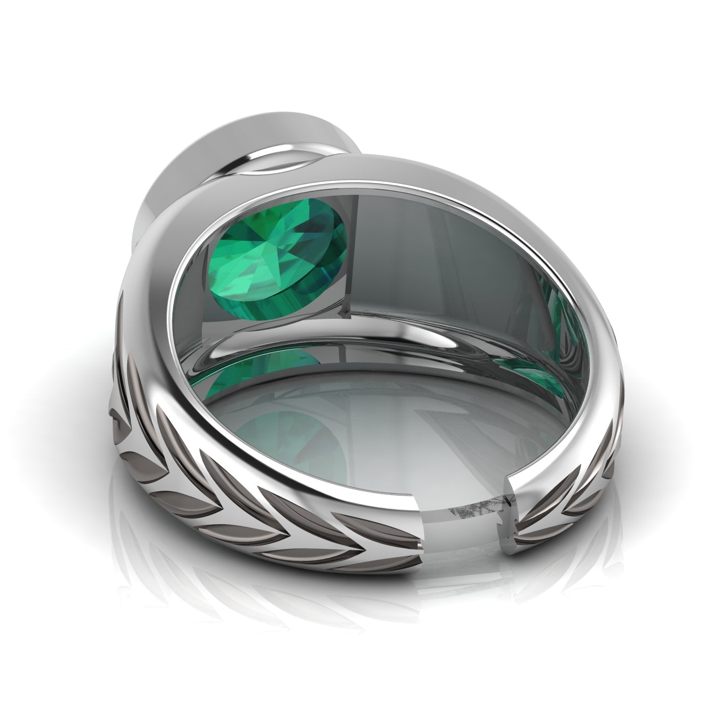 Nuri Round Ring Green