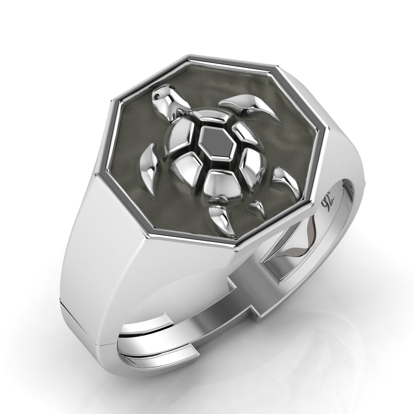 Tortoise Signet Ring