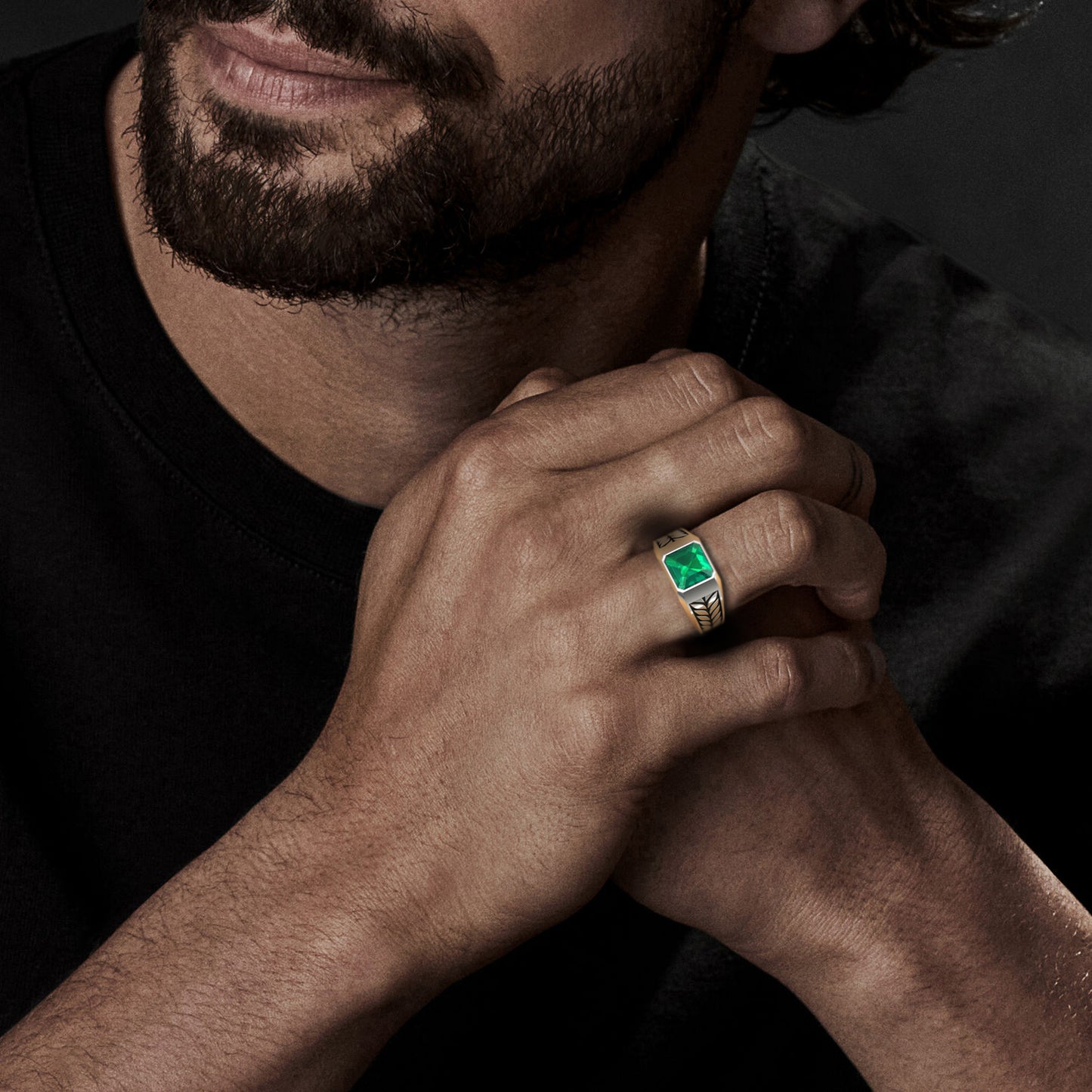 Rera Green CZ Ring