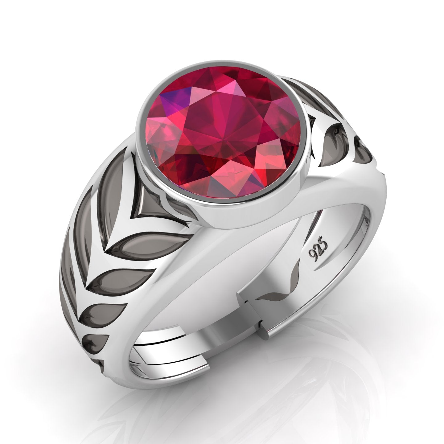 Nuri Round Ring Red